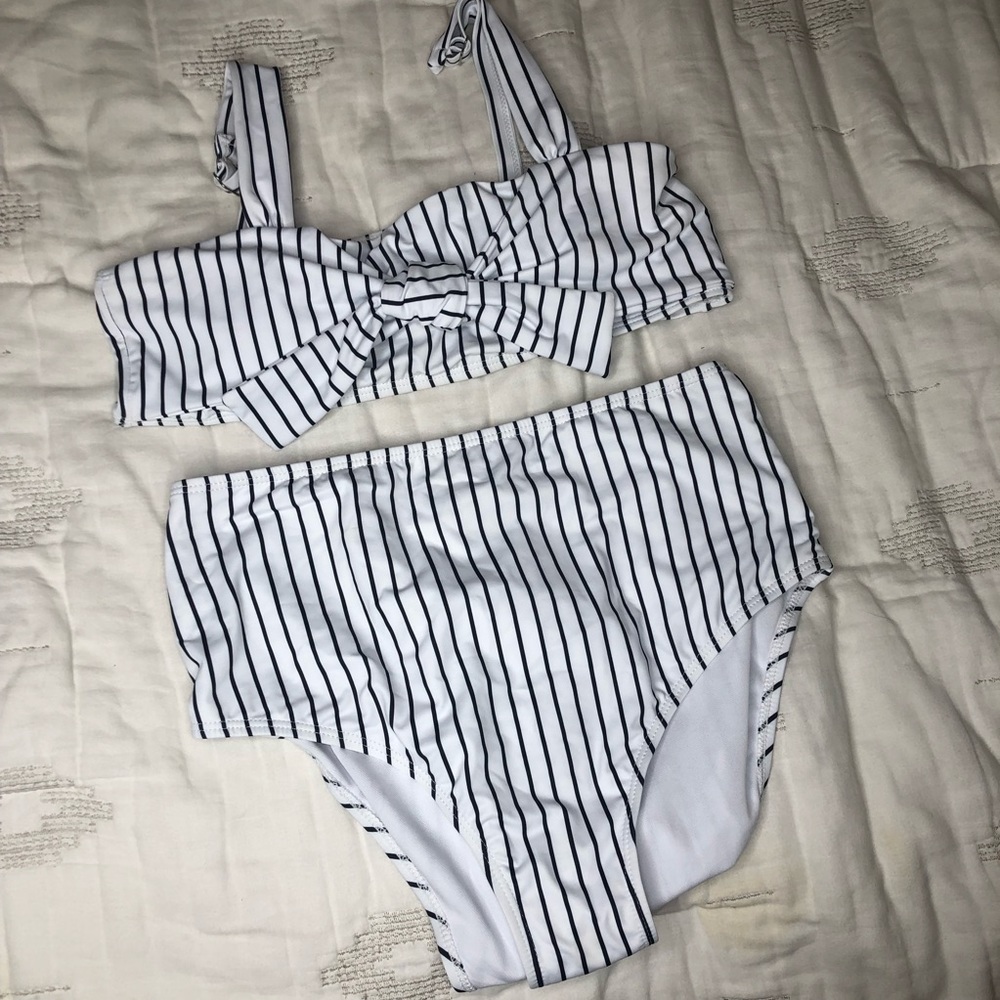 Striped Swimsuit 2 Piece